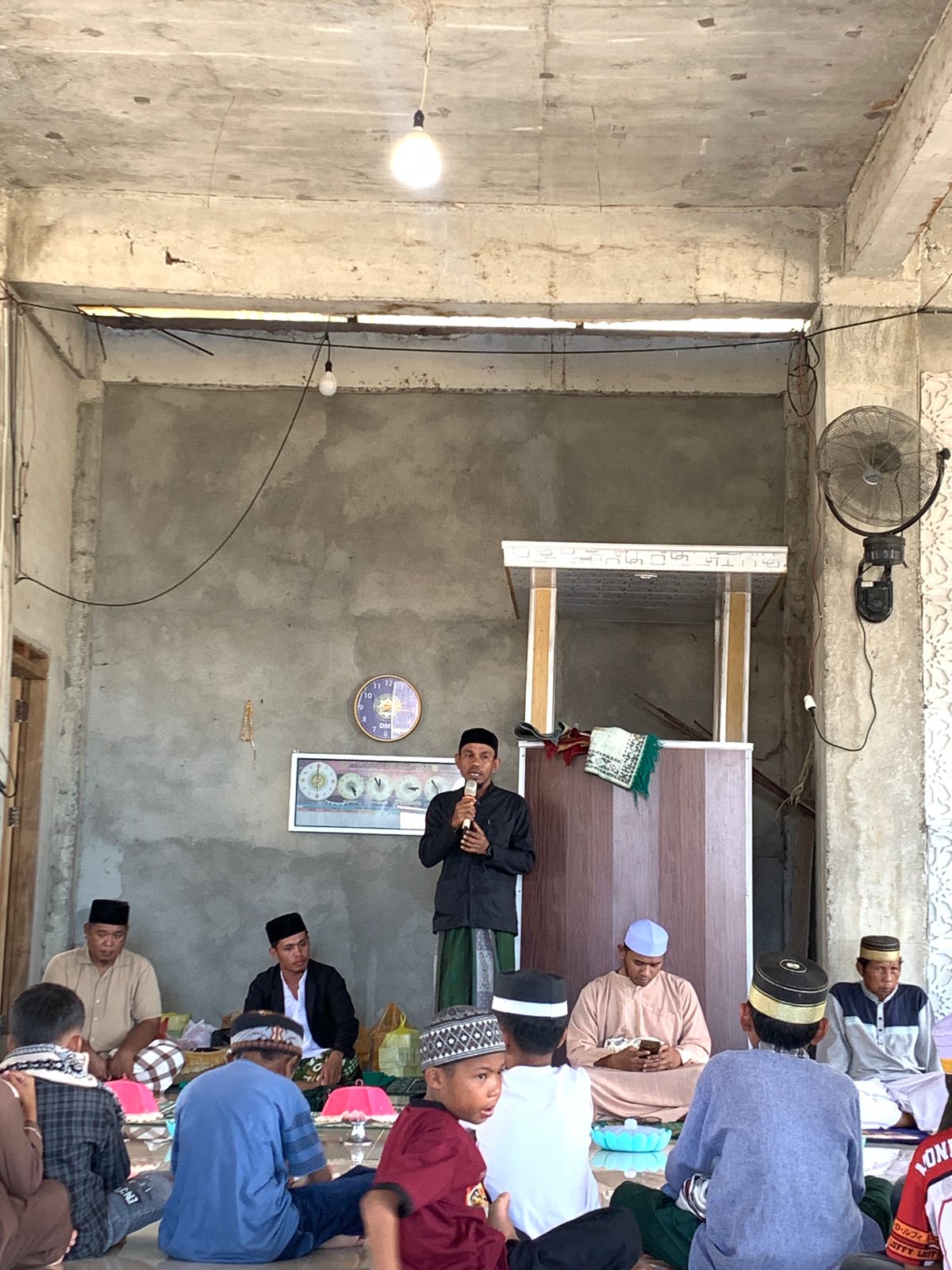 Peringatan Isra Mi’raj Nabi Muhammad SAW di Masjid Babbul Jannah Desa Labuan Donggulu